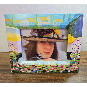 Hand-Painted Floral & Landscape 5x7 Picture Frame By Images